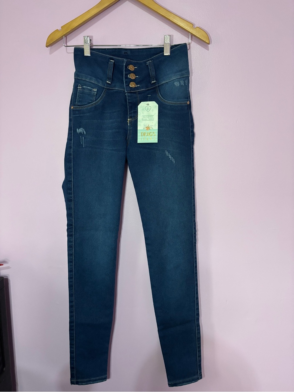 Colombian jeans with effect push up